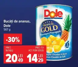 Carrefour Bucăți de ananas, Dole Ofertă
