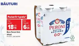Carrefour Bere Peroni fără alcool Ofertă