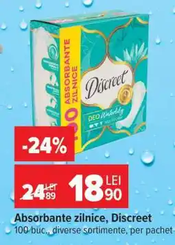 Carrefour Absorbante zilnice, Discreet Ofertă