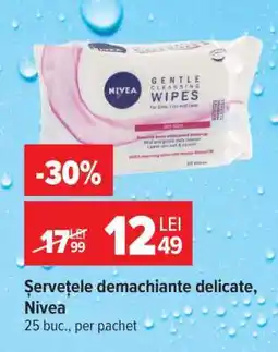 Carrefour Șervețele demachiante Delicate Nivea Ofertă