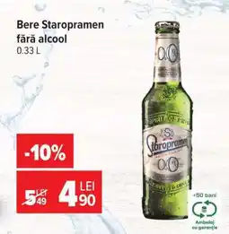 Carrefour Bere Staropramen fără alcool Ofertă