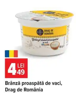 Carrefour Brânză proaspătă de vaci Drag de România Ofertă
