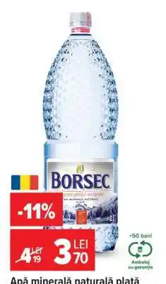 Carrefour BORSEC Apă minerală naturală plată Ofertă