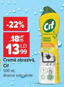 Carrefour Cremă abrazivă Cif Ofertă