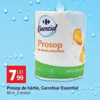 Carrefour Prosop de hârtie, Carrefour Essential Ofertă