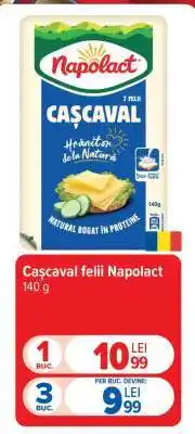 Carrefour Cașcaval felii Napolact Ofertă