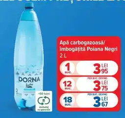 Carrefour Apă carbogazoasă/îmbogățită Poiana Negri 2 L Ofertă