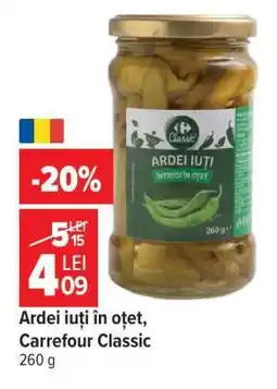 Carrefour Ardei iuți în oțet, Carrefour Classic Ofertă