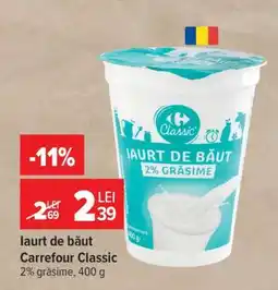 Carrefour Iaurt de băut Carrefour Classic Ofertă