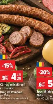 Carrefour Cârnați măcelărești cu busuioc Ofertă