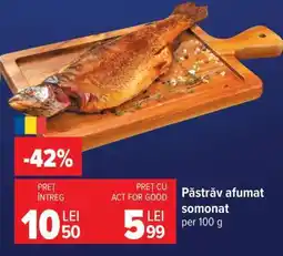 Carrefour Păstrăv afumat somonat Ofertă