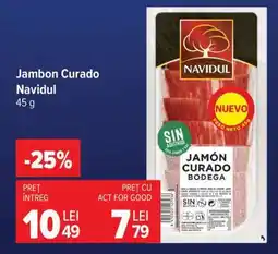 Carrefour Jambon Curado Navidul Ofertă