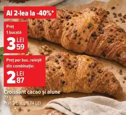 Carrefour Croissant cacao și alune Ofertă