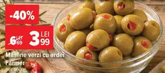 Carrefour Măsline verzi cu ardei Farmer Ofertă
