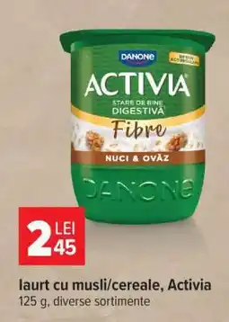 Carrefour Iaurt cu musli/cereale, Activia Ofertă