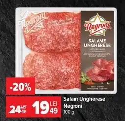 Carrefour Salam Ungherese Negroni Ofertă