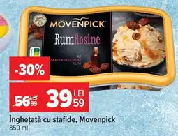 Carrefour Înghețată cu stafide, Mövenpick Ofertă