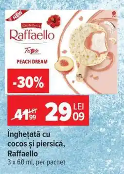 Carrefour Înghețată cu cocos și piersică, Raffaello Ofertă