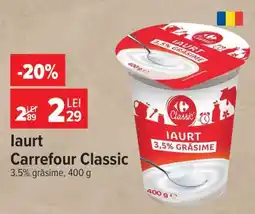 Carrefour Iaurt Carrefour Classic Ofertă