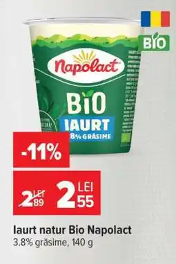 Carrefour Iaurt natur Bio Napolact Ofertă