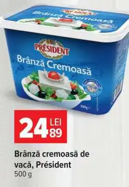 Carrefour Brânză cremoasă de vacă Président Ofertă