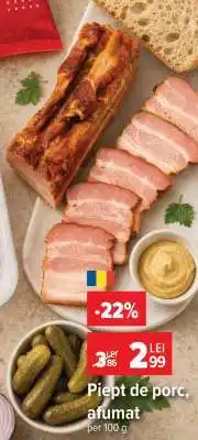 Carrefour Piept de porc, afumat Ofertă
