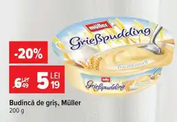 Carrefour Budincă de griș, Müller Ofertă