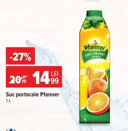 Carrefour Suc portocale Pfanner Ofertă