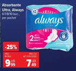 Carrefour Absorbante ultra, Always Ofertă