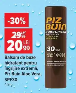Carrefour Piz Buin Aloe Vera SPF30 Ofertă