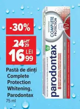 Carrefour Pastă de dinți Complete Protection Whitening, Parodontax Ofertă