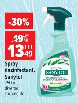 Carrefour Spray dezinfectant, Sanytol Ofertă