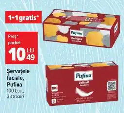 Carrefour Șervețele faciale, Pufina Ofertă