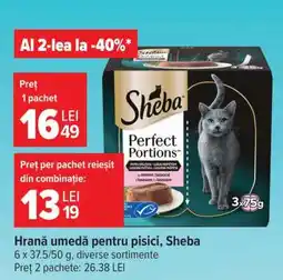 Carrefour Hrană umedă pentru pisici Sheba Ofertă
