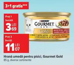 Carrefour Hrană umedă pentru pisici Gourmet Gold Ofertă