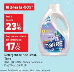 Carrefour Detergent de rufe lichid, Torre Ofertă