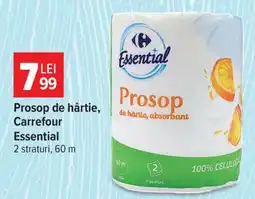 Carrefour Prosop de hârtie, Carrefour Essential Ofertă