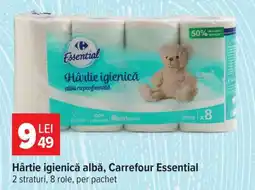 Carrefour Hârtie igienică albă Carrefour Essential Ofertă