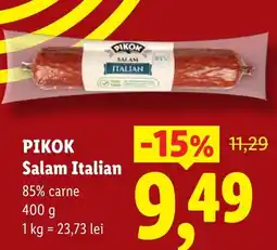 Lidl PIKOK Salam Italian Ofertă