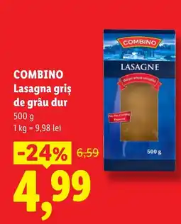 Lidl COMBINO Lasagna griş de grâu dur Ofertă