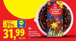 Lidl CHEF SELECT Tort cu ciocolată şi aromă de vanilie Ofertă