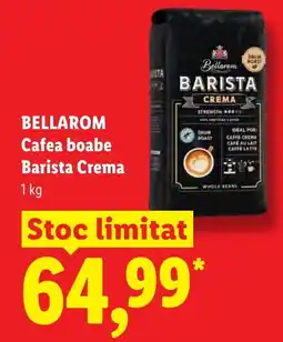 Lidl BELLAROM Cafea boabe Barista Crema Ofertă