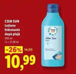 Lidl CIEN SUN Loţiune hidratantă după plajă Ofertă