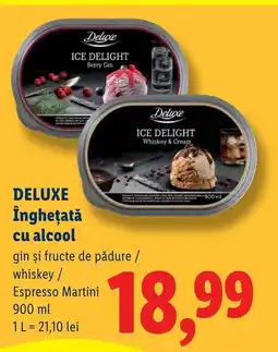 Lidl DELUXE Îngheţată cu alcool Ofertă