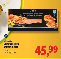 Lidl DELUXE Somon scoţian, afumat la rece Ofertă