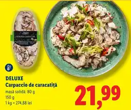 Lidl DELUXE Carpaccio de caracatiţă Ofertă
