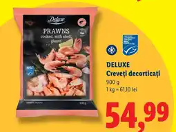 Lidl DELUXE Creveţi decorticati Ofertă