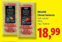 Lidl DELUXE Cârnat Salsiccia Ofertă