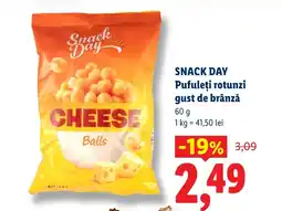 Lidl SNACK DAY Pufuleţi rotunzi gust de brânză Ofertă
