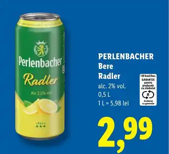 Lidl PERLENBACHER Bere Radler Ofertă